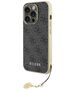 Guess Case for iPhone 15 Pro - Guess Hardcase 4G Charms Collection (GUHCP15LGF4GGR) - Grey 3666339171681 έως 12 άτοκες Δόσεις