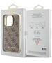 Guess Case for iPhone 15 Pro - Guess Hardcase 4G Charms Collection (GUHCP15LGF4GBR) - Brown 3666339171643 έως 12 άτοκες Δόσεις