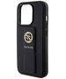 Guess Case for iPhone 15 Pro - Guess Grip Stand 4G Saffiano Rhinestone Saffiano (GUHCP15LPGPGSSADK) - Black 3666339198435 έως 12 άτοκες Δόσεις