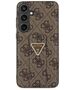 Guess Case for Samsung Galaxy S24 - Guess Grip Stand 4G Triangle Triangle Strass (GUHCS24SPGSGS4TDW) - Brown 3666339241421 έως 12 άτοκες Δόσεις