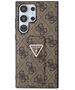 Guess Case for Samsung Galaxy S24 Ultra - Guess Grip Stand 4G Triangle Triangle Strass (GUHCS24LPGS4TDW) - Brown 3666339241445 έως 12 άτοκες Δόσεις