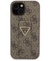 Guess Pouch for iPhone 15 / iPhone 14 / iPhone 13 - Guess Grip Stand 4G Triangle Strass Triangle (GUHCP15SPGS4TDW) - Brown 3666339197438 έως 12 άτοκες Δόσεις