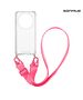 Θήκη Σιλικόνης με Strap Sonique Armor Clear Honor Magic5 Lite 5G Φουξ 5210312039406