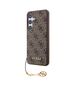 Guess Case for Samsung Galaxy S24 Plus - Guess Hardcase 4G Charms Collection (GUHCS24MGF4GBR) - Brown 3666339241582 έως 12 άτοκες Δόσεις