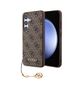 Guess Case for Samsung Galaxy S24 Plus - Guess Hardcase 4G Charms Collection (GUHCS24MGF4GBR) - Brown 3666339241582 έως 12 άτοκες Δόσεις