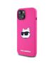 Karl Lagerfeld Case for iPhone 15 / iPhone 14 / iPhone 13 - Karl Lagerfeld Silicone MagSafe (KLHMP15SSCHPPLF) - Fuschia Choupette Head 3666339257408 έως 12 άτοκες Δόσεις