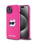 Karl Lagerfeld Case for iPhone 15 / iPhone 14 / iPhone 13 - Karl Lagerfeld Silicone MagSafe (KLHMP15SSCHPPLF) - Fuschia Choupette Head 3666339257408 έως 12 άτοκες Δόσεις