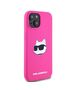 Karl Lagerfeld Case for iPhone 15 / iPhone 14 / iPhone 13 - Karl Lagerfeld Silicone MagSafe (KLHMP15SSCHPPLF) - Fuschia Choupette Head 3666339257408 έως 12 άτοκες Δόσεις