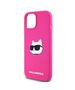 Karl Lagerfeld Case for iPhone 15 / iPhone 14 / iPhone 13 - Karl Lagerfeld Silicone MagSafe (KLHMP15SSCHPPLF) - Fuschia Choupette Head 3666339257408 έως 12 άτοκες Δόσεις