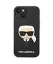 Karl Lagerfeld Case for iPhone 15 Plus / iPhone 14 Plus - Karl Lagerfeld Silicone MagSafe (KLHMP14MSLLKHHBK) - Karl`s Head 3666339078003 έως 12 άτοκες Δόσεις