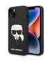 Karl Lagerfeld Case for iPhone 15 Plus / iPhone 14 Plus - Karl Lagerfeld Silicone MagSafe (KLHMP14MSLLKHHBK) - Karl`s Head 3666339078003 έως 12 άτοκες Δόσεις