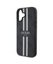 Guess Case for iPhone 16 Plus - Guess Hardcase 4G Printed Stripes MagSafe (GUHMP16MP4RPSK) - Black 3666339342098 έως 12 άτοκες Δόσεις