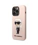 Karl Lagerfeld Case for iPhone 14 Pro - Karl Lagerfeld Silicone MagSafe (KLHMP14LSNIKKBCP) - Pink Ikonik 3666339087661 έως 12 άτοκες Δόσεις