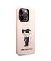 Karl Lagerfeld Case for iPhone 14 Pro - Karl Lagerfeld Silicone MagSafe (KLHMP14LSNIKKBCP) - Pink Ikonik 3666339087661 έως 12 άτοκες Δόσεις