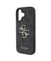 Guess Case for iPhone 16 - Guess Hardcase 4G Big Logo (GUHCP16S4GMGGR) - Black 3666339327521 έως 12 άτοκες Δόσεις