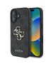 Guess Case for iPhone 16 - Guess Hardcase 4G Big Logo (GUHCP16S4GMGGR) - Black 3666339327521 έως 12 άτοκες Δόσεις