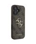 Guess Case for iPhone 16 - Guess Hardcase 4G Big Logo (GUHCP16S4GMGBR) - Brown 3666339327569 έως 12 άτοκες Δόσεις