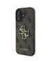 Guess Case for iPhone 16 - Guess Hardcase 4G Big Logo (GUHCP16S4GMGBR) - Brown 3666339327569 έως 12 άτοκες Δόσεις