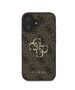 Guess Case for iPhone 16 - Guess Hardcase 4G Big Logo (GUHCP16S4GMGBR) - Brown 3666339327569 έως 12 άτοκες Δόσεις