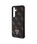 Guess Pouch for Samsung Galaxy S24 - Guess Hardcase 4G Triangle Metal Logo (GUHCS24SPG4GPK) - Black 3666339246549 έως 12 άτοκες Δόσεις