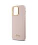 Guess Case for iPhone 15 Pro - Guess Silicone Script Metal Metal Logo & Frame (GUHCP15LSMBSLP) - Light Pink 3666339149208 έως 12 άτοκες Δόσεις