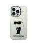 Karl Lagerfeld IPhone 14 Pro Case - Karl Lagerfeld Hardcase Transparent (KLHCP14LHNIKKTCT) - Ikonik Karl Lagerfeld 3666339087104 έως 12 άτοκες Δόσεις