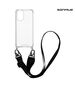 Θήκη Σιλικόνης με Strap Sonique Armor Clear Realme C67 4G Μαύρο 5210312041188