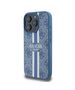 Guess Case for iPhone 16 Pro Max - Guess Hardcase 4G Printed Stripes MagSafe (GUHMP16XP4R4RPSB) - Blue 3666339345433 έως 12 άτοκες Δόσεις