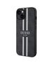 Guess Case for iPhone 15 / iPhone 14 / iPhone 13 - Guess Hardcase 4G Printed Stripes MagSafe (GUHMP15SP4RPSK) - Black 3666339209711 έως 12 άτοκες Δόσεις