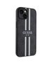 Guess Case for iPhone 15 / iPhone 14 / iPhone 13 - Guess Hardcase 4G Printed Stripes MagSafe (GUHMP15SP4RPSK) - Black 3666339209711 έως 12 άτοκες Δόσεις