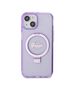 Guess Case for iPhone 15 / iPhone 14 / iPhone 13 - Guess Ring Stand Script Glitter Glitter MagSafe (GUHMP15SHRSGSU) - Purple 3666339156749 έως 12 άτοκες Δόσεις