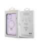 Guess Case for iPhone 15 / iPhone 14 / iPhone 13 - Guess Ring Stand Script Glitter Glitter MagSafe (GUHMP15SHRSGSU) - Purple 3666339156749 έως 12 άτοκες Δόσεις