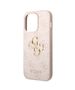 Guess Case for iPhone 15 Pro - Guess Hardcase 4G Big Metal Logo (GUHCP15L4GMGPI) - Pink 3666339171605 έως 12 άτοκες Δόσεις