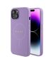 Guess Case for iPhone 15 Plus / iPhone 14 Plus - Guess Saffiano MagSafe (GUHMP15MPSAHMCU) - Purple 3666339155919 έως 12 άτοκες Δόσεις