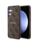 Guess Case for Samsung Galaxy S24 - Guess 4G Collection Leather MagSafe (GUHMS24SG4GFRW) - Brown 3666339241483 έως 12 άτοκες Δόσεις