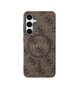 Guess Case for Samsung Galaxy S24 - Guess 4G Collection Leather MagSafe (GUHMS24SG4GFRW) - Brown 3666339241483 έως 12 άτοκες Δόσεις