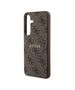 Guess Case for Samsung Galaxy S24 - Guess 4G Collection Leather MagSafe (GUHMS24SG4GFRW) - Brown 3666339241483 έως 12 άτοκες Δόσεις