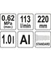 YATO ΠΙΣΤΟΛΙ ΚΑΘΑΡΙΣΜΟΥ 6,2 BAR Y1 Lt YT-23640 20023640 ΤΕΜΑΧΙΟ εως 12 άτοκες δόσεις