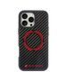 Original Case IPHONE 16 PRO MAX Audi Carbon Fiber Sport Red Circle MagSafe (AUS-TPUPCMIP16PM-RSQ/D5-BK) black 6955250227834