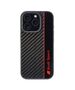 Original Case IPHONE 16 PRO Audi Carbon Fiber Stripe (AUS-TPUPCIP16P-R8/D1-BK) black 6955250227896