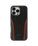 Original Case IPHONE 16 PRO MAX Audi Genuine Leather MagSafe Hardcase (AU-TPUPCMIP16PM-R8/D3-RD) black & red 6955250228473