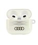 Original Case APPLE AIRPODS 3 Audi IML Geometric Pattern Cover (AU-IMLAP3-A6/D3-WE) white 6955250228213