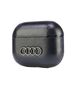 Original Case APPLE AIRPODS 3 Audi Leather Big Logo Cover (AU-AP3-GT/D3-BK) black 6955250228268