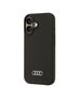 Original Case IPHONE 16 Audi Silicone Case (AU-LSRIP16-Q3/D1-BK) black 6955250227964