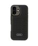 Original Case IPHONE 16 Audi Synthetic Leather (AU-TPUPCMIP16-GT/D3-BK) black 6955250227605