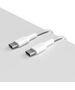 Cable PURO Fabric Ultra Strong heavy duty USB-C/USB-C 1,2m (white) PUR730 8018417441042