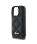 Guess Guess GUHCP16LPSQSQSK iPhone 16 Pro 6.3" czarny/black hardcase Quilted Metal Logo