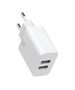 Mcdodo Mcdodo Dual USB Charger CH-6721 (EU) Type-C Cable 1m Travel Set (white) 070348  CH-6721 έως και 12 άτοκες δόσεις 6921002667210