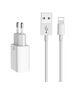 Mcdodo Mcdodo Dual USB Charger CH-6720 (EU) Lightning 1m Travel Set (white) 070349  CH-6720 έως και 12 άτοκες δόσεις 6921002667203