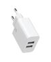 Mcdodo Mcdodo Dual USB Charger CH-6720 (EU) Lightning 1m Travel Set (white) 070349  CH-6720 έως και 12 άτοκες δόσεις 6921002667203